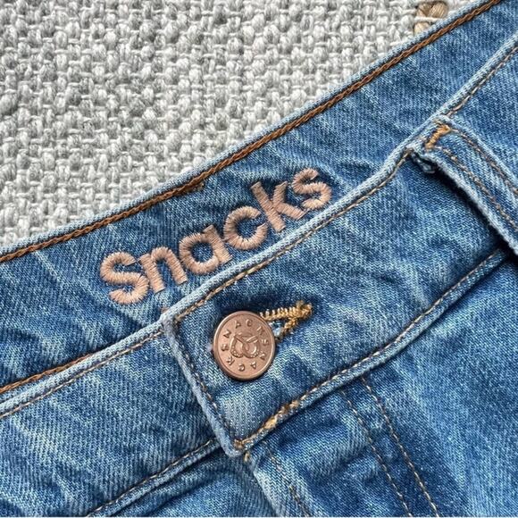 Mother SNACKS The Pleated Fun Dip Puddle Wide Leg Jeans Women’s Size 33 - Picture 9 of 14